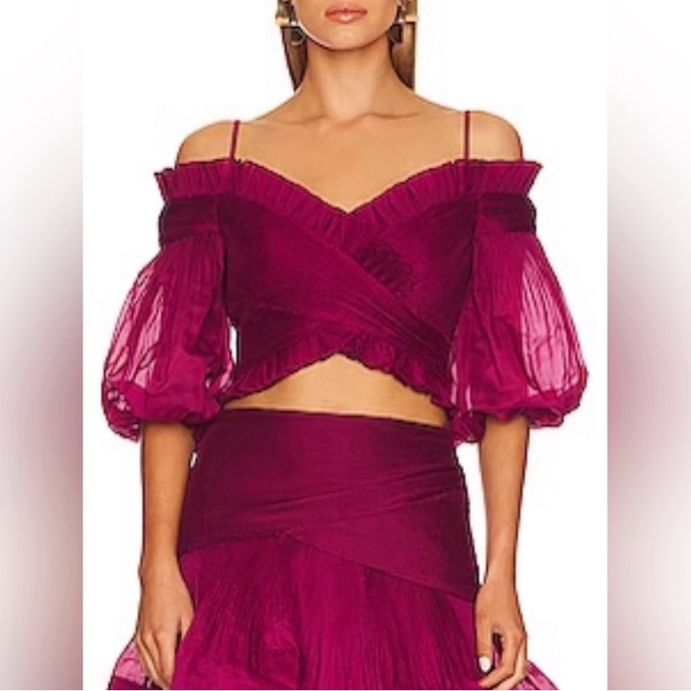 Zimmermann Two-Piece set Magenta TOP